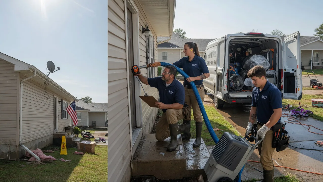 Ceiling Water Damage Restoration in Hamburg, MN near me